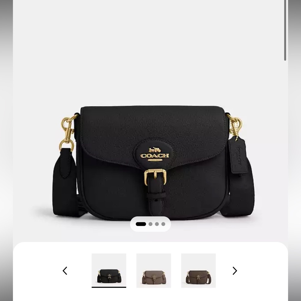 Coach Amelia Saddle Bag